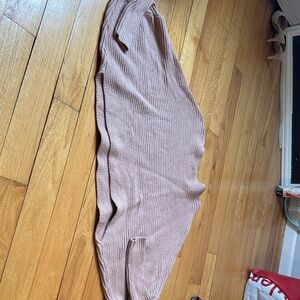 Off-the-Shoulder Pink Sweater